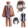 Bungo Anime Stray Dogs Ranpo Edogawa Cosplay Costume Detective Uniform Jacket