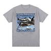 Bombardiro Crocodilo Funny Crocodile Plane Bomber Meme T-shirt Men Women Clothing Casual Cotton Oversized Short Sleeve T Shirts