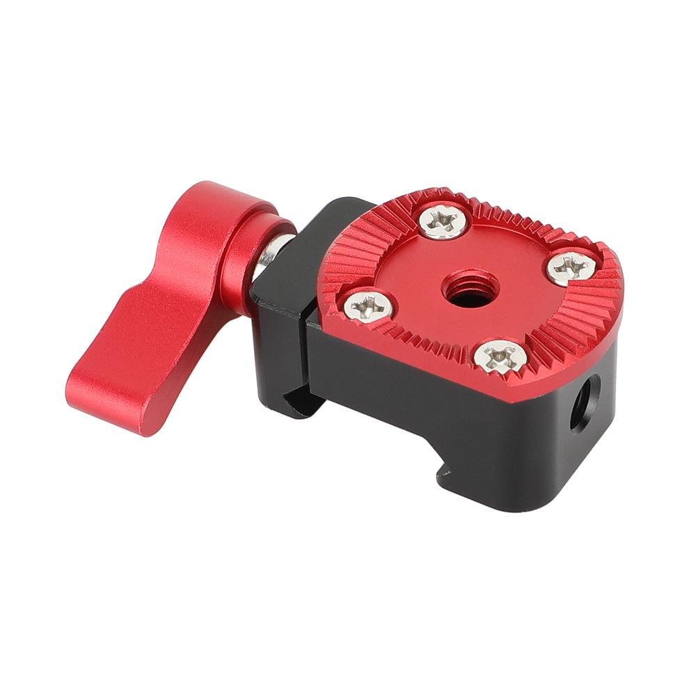 HDRIG Quick Release NATO Rail Clamp with M6 ARRI Gear Standard Rail 3916 красный