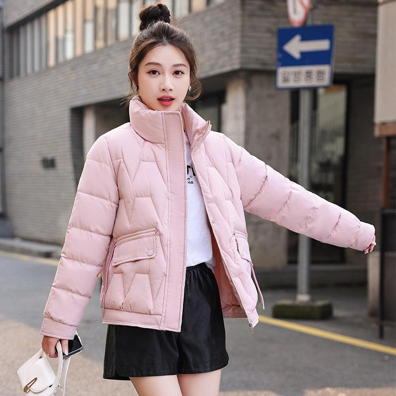 Padded Clothes Short Winter New Padded Clothes Thickened Stand-up Collar Loose Padded Jacket Women