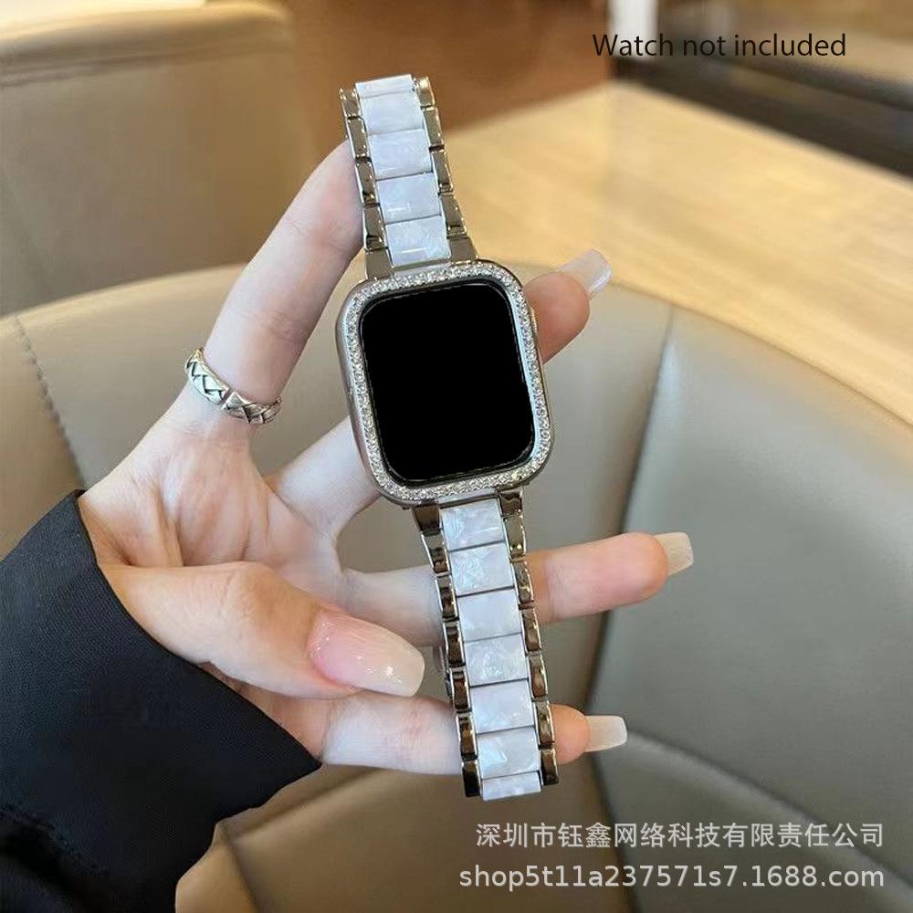 Retro Chinese Style Resin Watch Strap for Apple iWatch, Samsung, Huawei