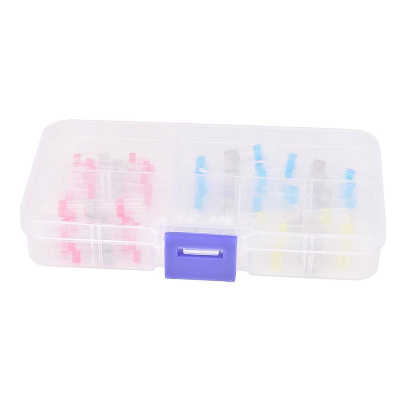 50ks Vodotěsný pájecí návlek s tepelně smrštitelným drátěným konektorem