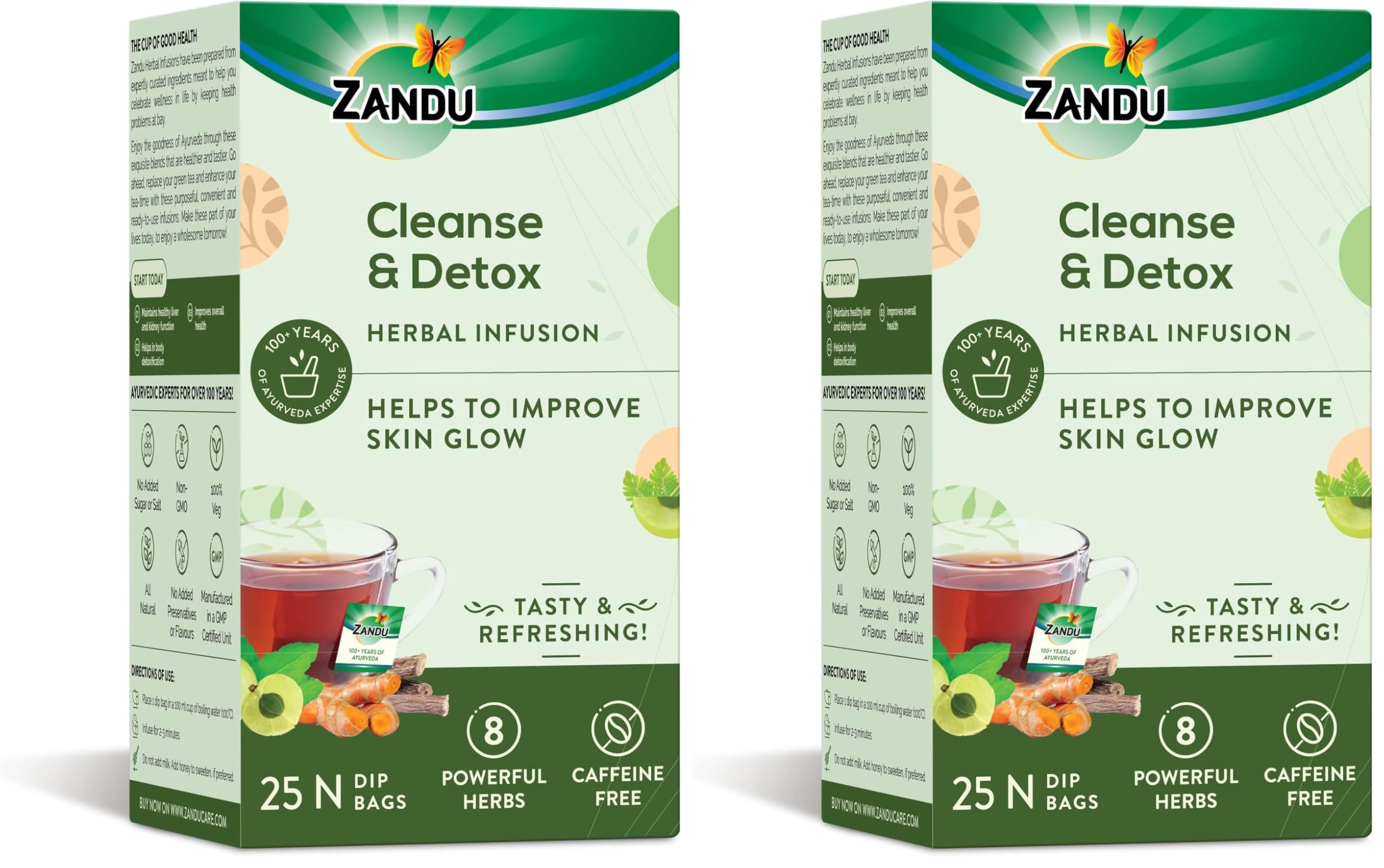 Zandu Cleanse & Detox Herbal Infusion: