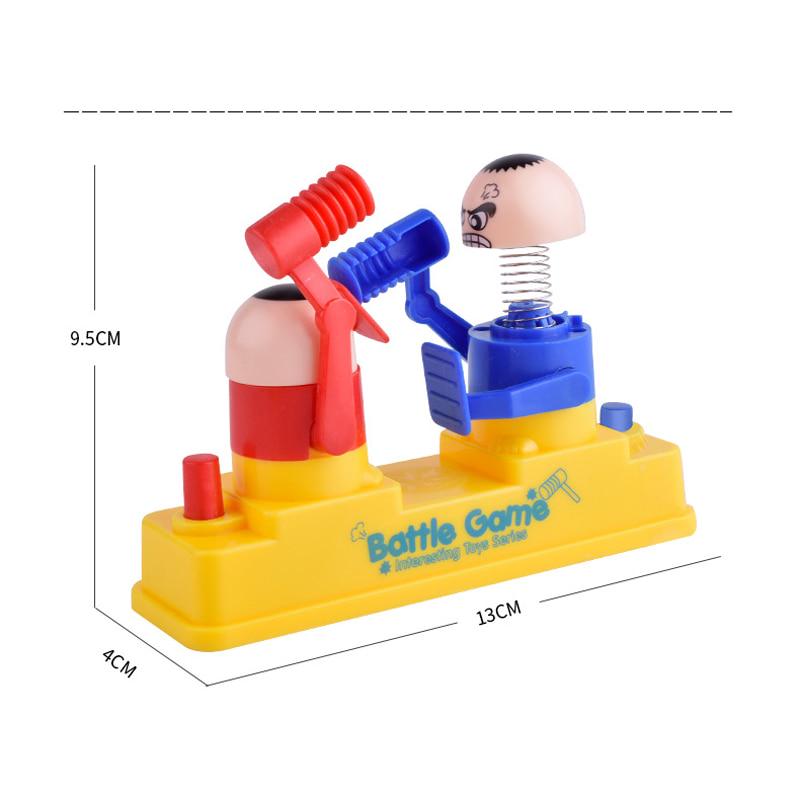 BalleenShiny Mini Baby Toys Kids Doll Double Battle Game Parent-Child Interactive Hammer Hiding Game