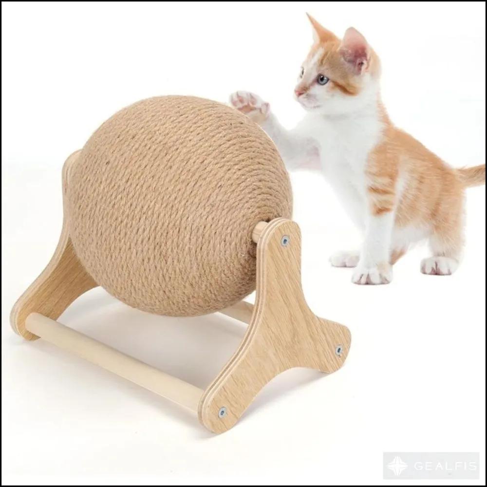 Claw for cats, yellow, sisal