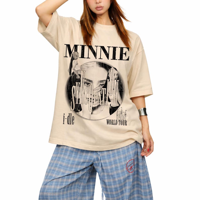 

2026 Футболка Idle Minnie, Футболка I-DLE World Tour Syncopation, Футболка для концерта Kpop Girl Group, Фан-мерч Neverland, Футболка для тура idle, Подарок для Kpop-фанатов 4XL