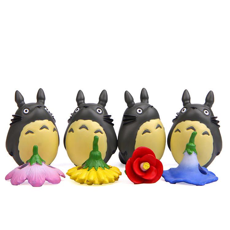 My Neighbor Totoro Sunflower Resin Figurine With Creative Garden Scene For Giftgiving And Home Decor