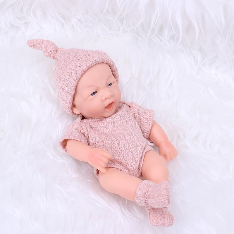 Rebirth Doll Vinyl Doll Baby Pacifying Toy Vinyl Doll Baby Soft Vinyl Doll Toy