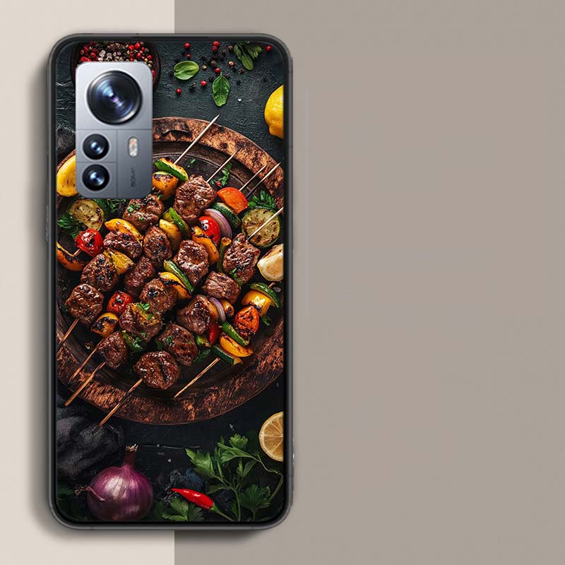 

Barbecue and Grilled Meat BBQ Phone Case For Redmi Note 15 Pro 5G 14 13 12 Pro Plus 11 11T 11E 11S 10 Pro 10S 9 9S Cover Cell Cl Redmi Note 15 Pro 5G