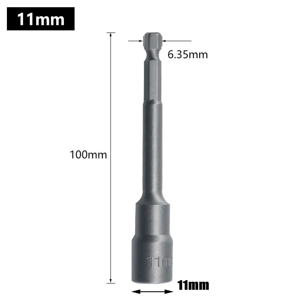Hexagon Socket Wrench Magnetic 100mm 1pc Chrome Vanadium Steel