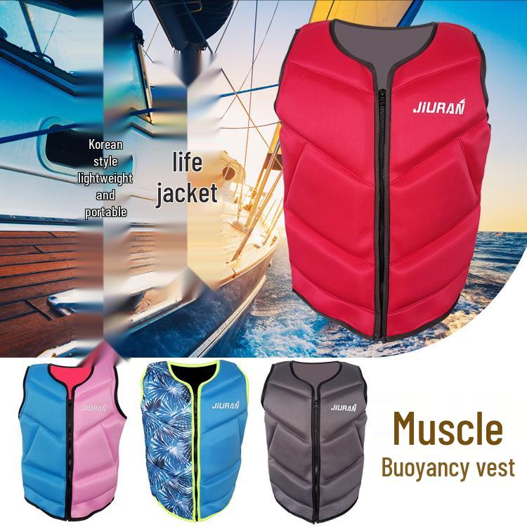 Adult Marine Buoyancy Vest for Swimming, Diving, and Fishing
