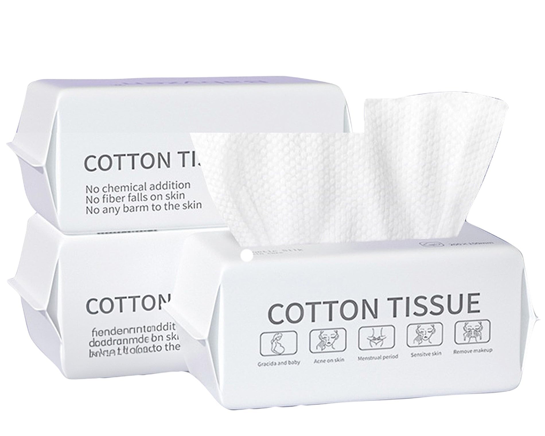

Disposable cleansing 100 set of 3 [Komorebiya] towels, 2015cm, sheets, (large capacity) белый