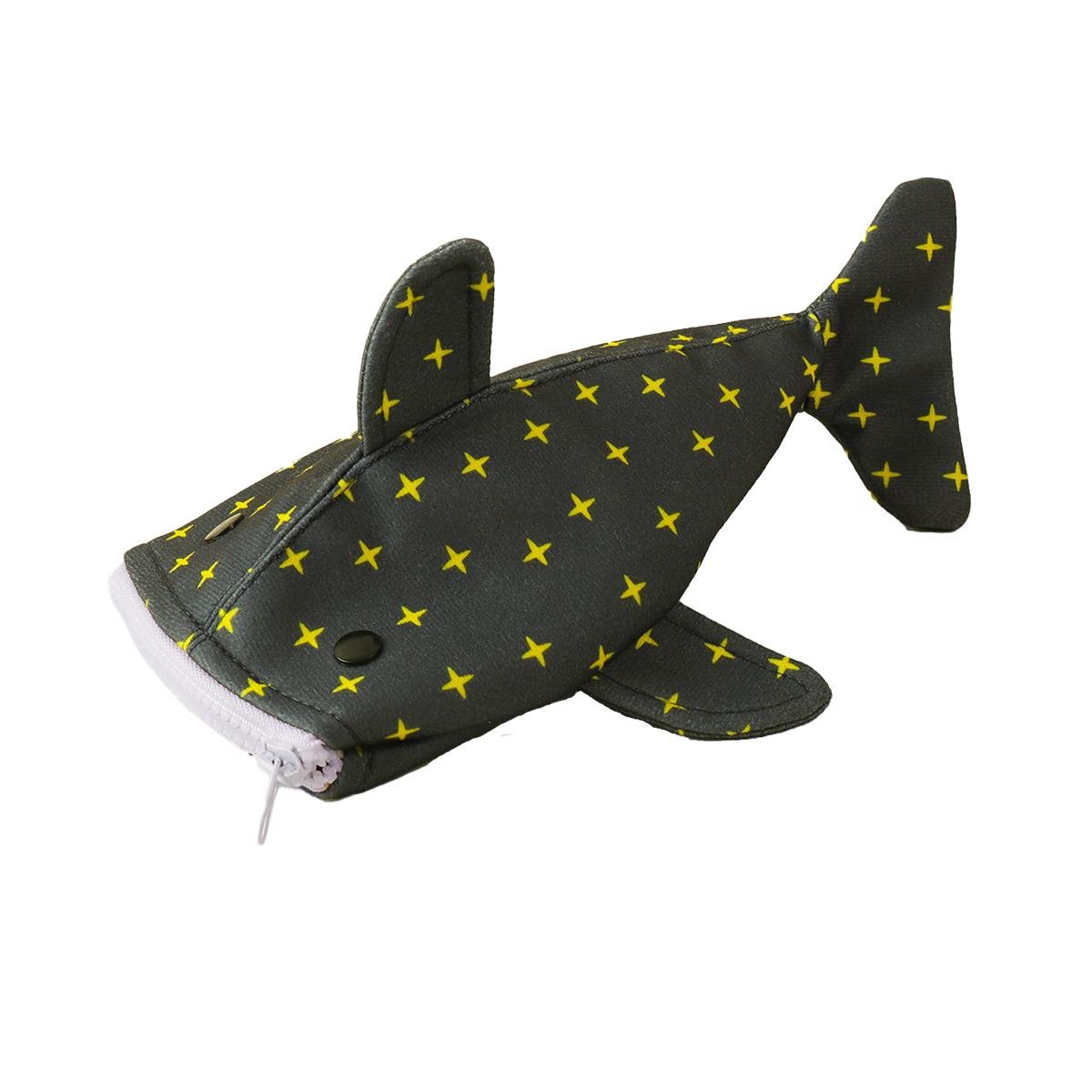 

Creative Simulation Shark Pencil Case, Large Capacity Pencil Bag, Cute Desktop Storage Bag, Fun Back-to-School Stationery Gift