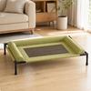 Detachable Elevated Pet Bed with Padded Bolsters Breathable Raised
