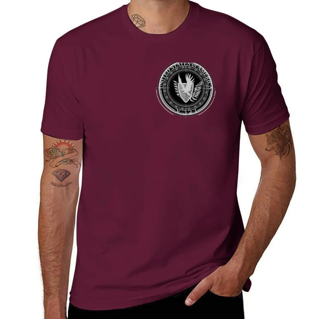 Syphon Filter - Maglietta con Emblema IPCA magliette grafica t-shirt anime fan sportivi magliette grafiche da uomo taglie forti