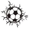 Wallpaper Soccer Wall Sticker Room Decorations PVC Poster Children Ornaments Kids Mural Living Room Stickers Decals