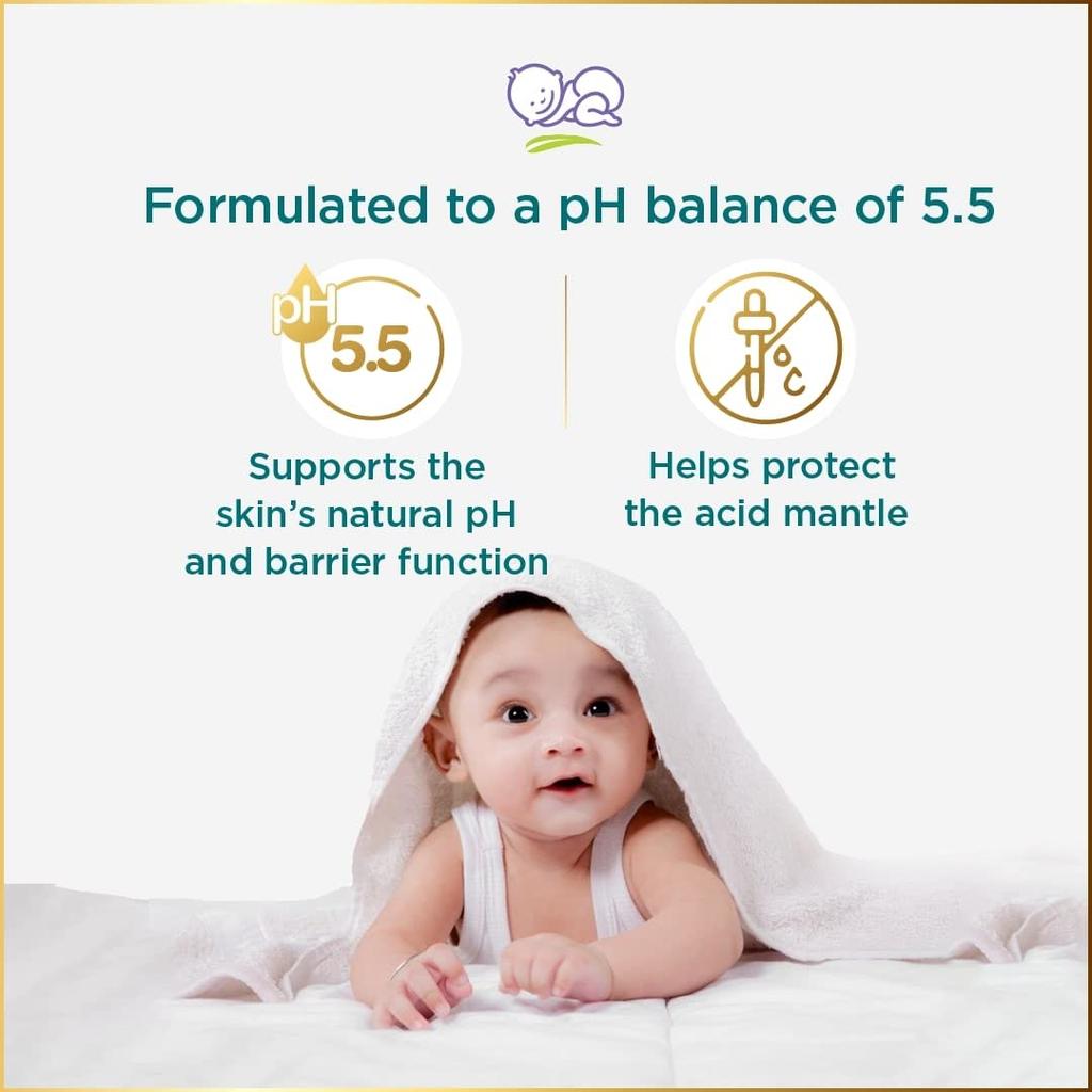 Himalaya Crème Cleansing Baby Bar 125G Pack Of 1 Gentle Soap-Free Moisturizing Newborn Skin Care