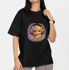 Cute Highland Cow Floral T-Shirt Cottagecore Farm Animal Graphic Tee L