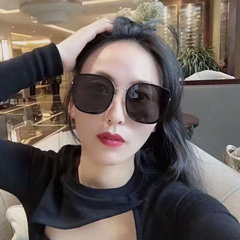 Moda retro vintage óculos de sol redondo metal óculos de sol steampunk masculino feminino óculos de sol de metal coreano