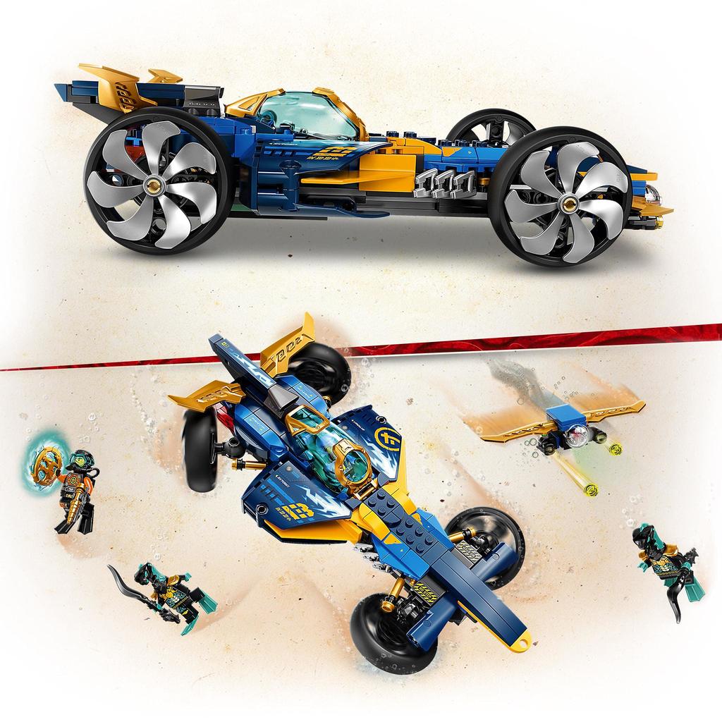LEGO Ninjago Ninja Subspeeder 71752 Toy Ninja Vehicle for Boys Ages 8 and Up