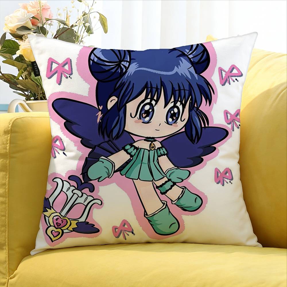 Magical Girl Tokyo MMew MMew World Various Sizes Square Pillow Case For Car Home Bedchamber Decor