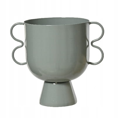 Metal Cover for a Flowerpot 19x135x17cm Decorative