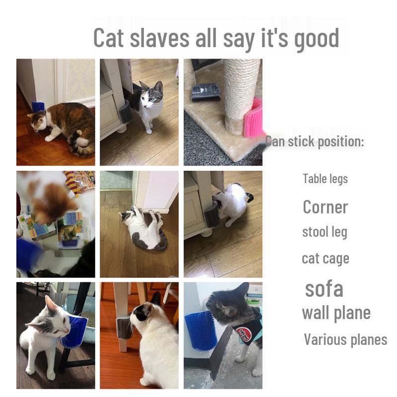 Large Corner Arch Cat Self-Groomer & Scratch Board Massager