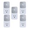 Small Outlet Protector Voltage Fluctuation Monitoring Auto Power Cuts Included ABS Suitable for US Refrigerators