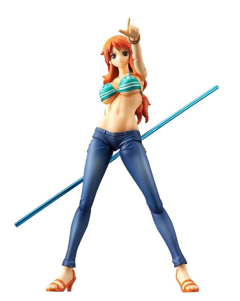 Variable Action Heroes ONE PIECE Nami 17cm PVC Painted Movable Figure Approx.
