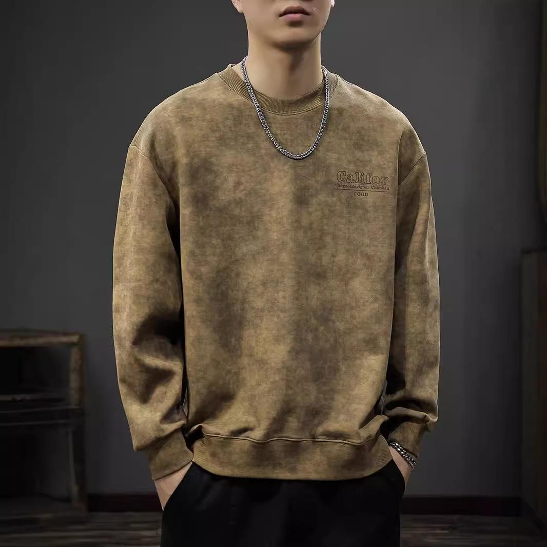 Осенний тяжелый ретро-свитер с принтом — фото 5