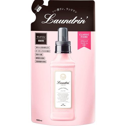 

Кондиционер для белья Laundrin Classic Fiore, сменный блок, 480 мл