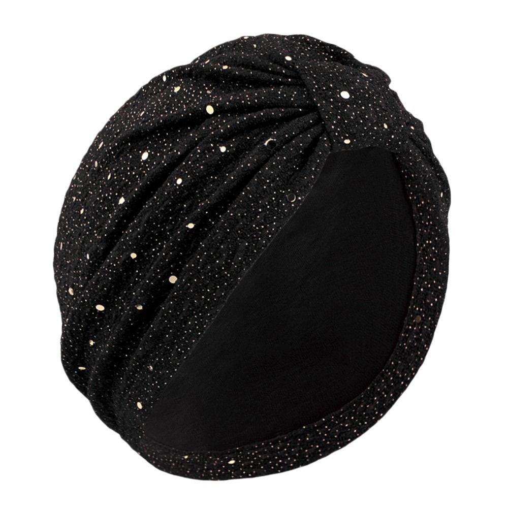 Shiny Muslim Hijab Knotted Headscarf Casual Bandanas