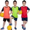 Kids Football Jersey Tracksuit Child Soccer Sports Uniforms Girls Boys Play Ball Sportswear Kits Vest Children's Football Suit
