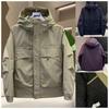 2024 Korean Style Men's Windproof Hooded Cotton Jacket - Autumn/Winter Workwear Padded Outerwear