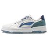 New LiNing Tianji 2.0 Slip Resistant Low Top Skateboard Shoes Men's White Gray Green AGCT345-4