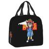 Custom Arale Norimakis Japanese Dr Slump Insulated Lunch Bags for Work School Waterproof Cooler Thermal Bento Box Women Children
