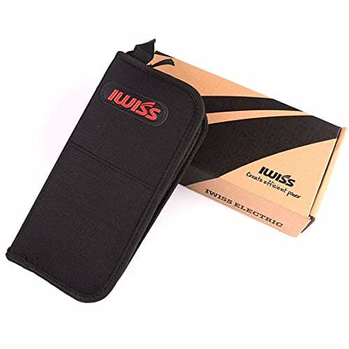 IWISS SN Series Interchangeable Die Multi-Crimping Tool Set for Open Barrel, Bare Terminals, Insulated Terminals, and Ferrule Terminals (KIT-SN-2549-P