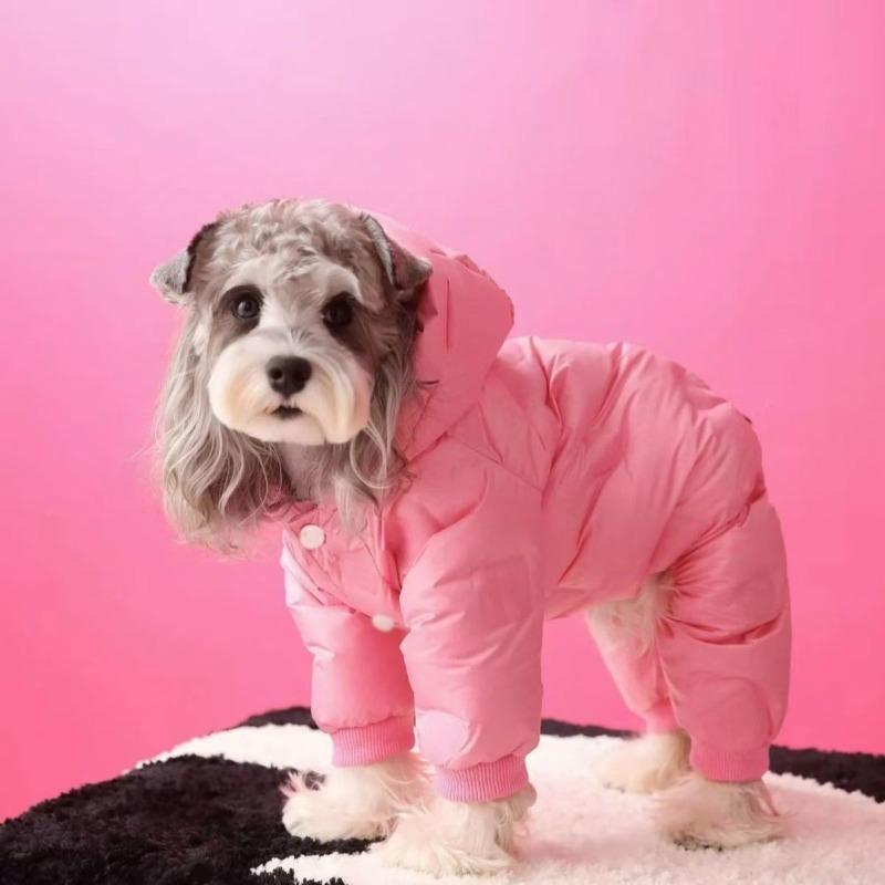 

Осенне-зимняя одежда для питомцев, четырехлапая одежда с хлопковой подкладкой, для питомцев шнауцеров, бишонов, померанских шпицев, мелких и средних собак, универсальная 3XL-bust 60 back length 50 [about 14-21]