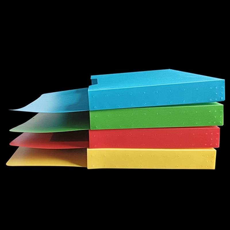Magnetic Wall File Pocket for A4 Documents, Plastic File Paper Organiser Rack with Hanging Hole for Offices Desktop Metal Cabinet