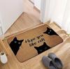 Tappetino d'ingresso gatto cartone animato, tappeto di benvenuto antiscivolo per interni, decorazione per la casa, tappeto con motivo animale carino per ingresso, soggiorno, camera da letto