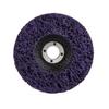 Hilitand 5Pcs Poly Strip Wheel Disc Paint Rust Removal Tool Clean Quality Angle Grinder Discs 10000rpm 60# (Purple)