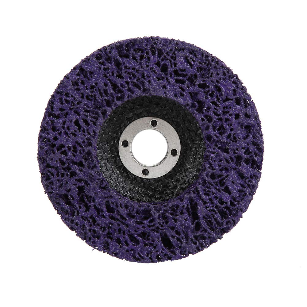 

Hilitand 5 шт. Полировальный диск для удаления краски и ржавчины Инструмент для чистки Качественные диски для угловой шлифмашины 10000 об/мин 60# (фиолетовый)