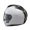 Yamaha Motorcycle Helmet System ZENITH Sun Visor Model Graphic Pearl White M Size YJ-21 GF-02 (57-58cm) 90791-2369M