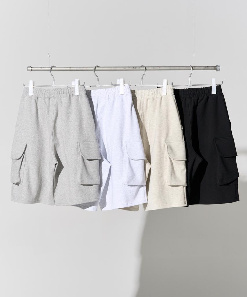 XERO Deep One Tuck Cargo Sweat Shorts [4 Colors]
