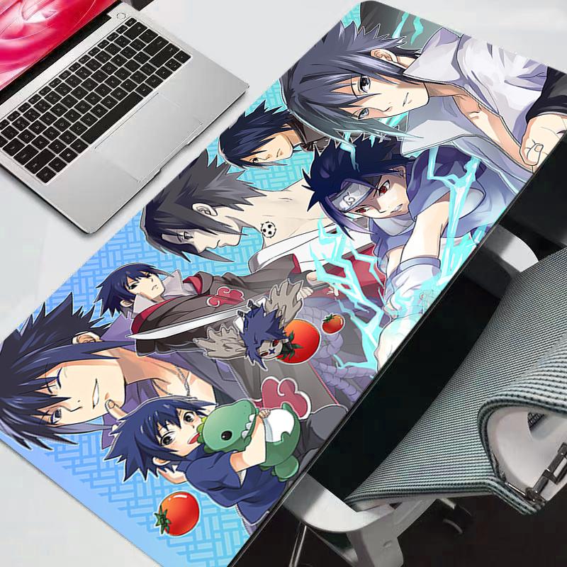 

Large E-sports Mouse Pad Naruto Smooth Flexible Rubber Gamer PC Computer Keyboard For CSGO Kawaii Mosuepad durable anime 30x60x0.2cm