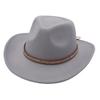 Wide Brim American Style Top Hat Western Cowboy Hat Jackson Jazz Hat Rivet Felt Hat Tibetan Style Woolen Hat Men And Women