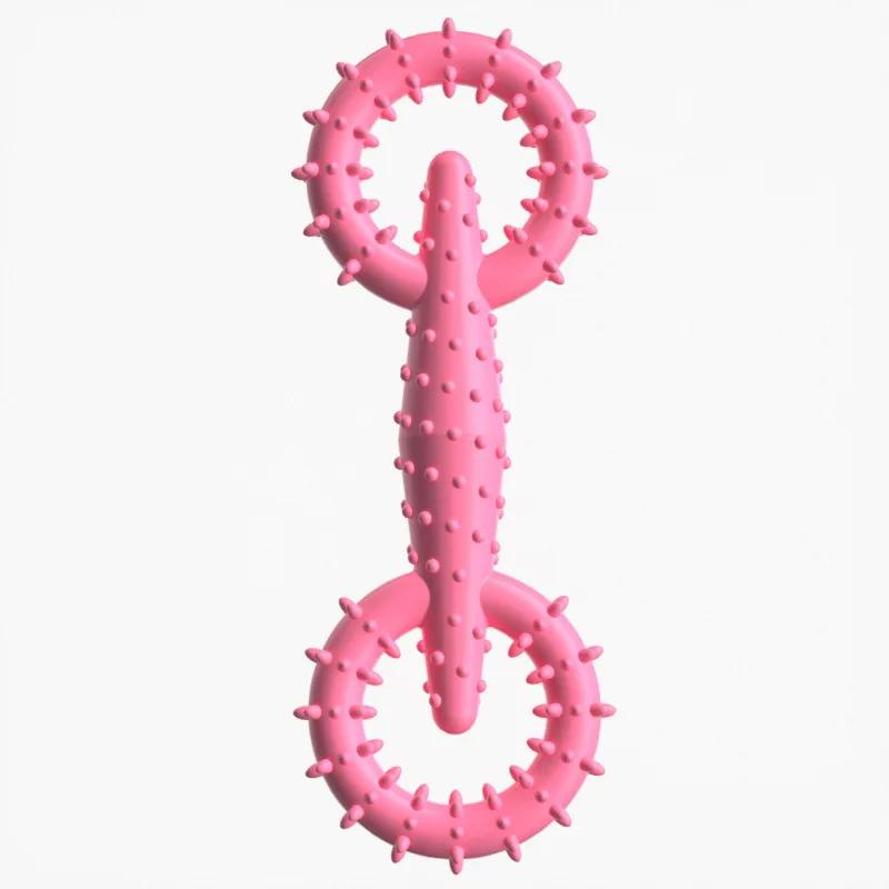 Dog Pull Ring Puppy Chewing Toy Indestructible Pet Pull Ring Toys Interactive Puppy Chew Toy For Boredom Relief Teeth Cleaning