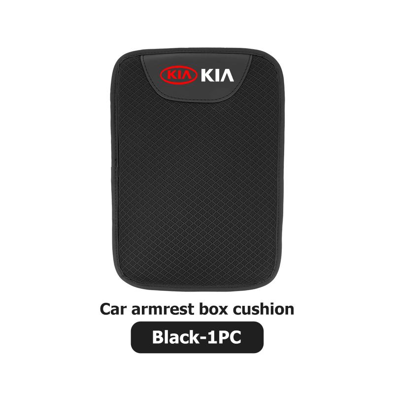 AABIW1 Car Center Console Box Ice Silk Protector Pad Armrest Pad Non-slip Mat For KIA Ceed Rio K5 K2 Optima Cerato Venga Sedona Forte