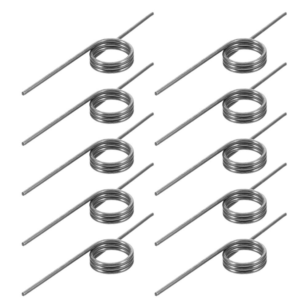 10 Stück Federzubehör Torsionsfeder Ersatzteile Aufbewahrungseimer Mülleimer Metalldraht Küchenschrankdeckel Universal