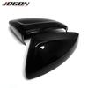 For Volkswagen VW Polo Mk6 AW GTI 2018- Gloss Black Side Rearview Rear View Mirror Cover Shell Cap Case Replacement